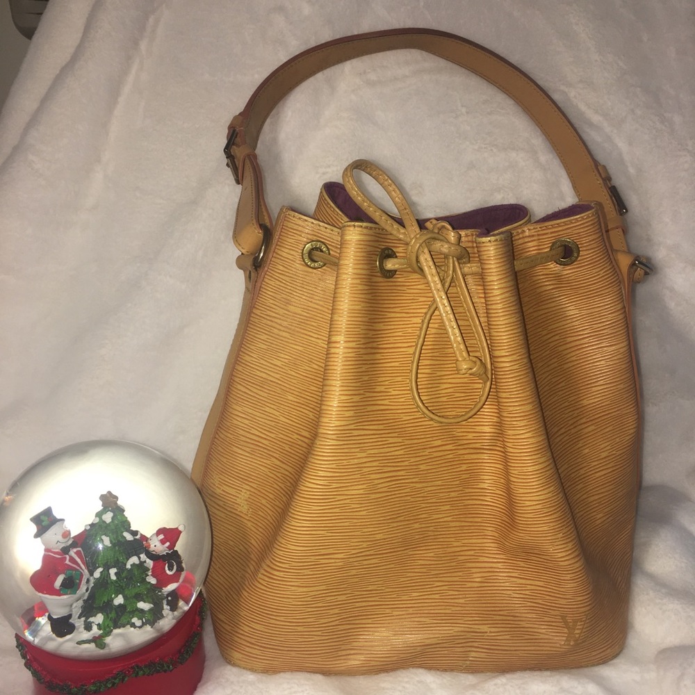 Louis Vuitton Petit Noe Yellow Epi